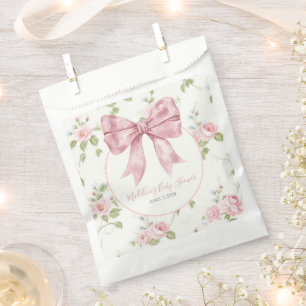 Preppy Southern Pink Girl Floral Baby Shower Favour Bags
