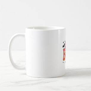 Preppy Spooky Halloween Boo Coffee Mug