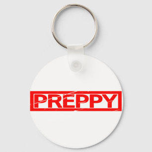 Preppy Stamp Key Ring