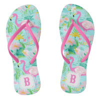 Preppy Summer Flamingo | Monogram