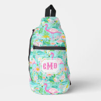 Preppy Summer Flamingo | Monogram