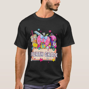 Preppy Supplies Fourth Grade Happy Last Day Of Sch T-Shirt