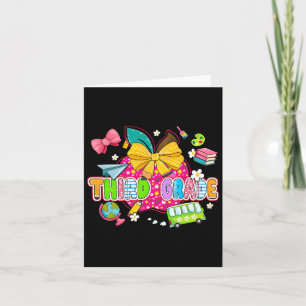 Preppy Supplies Third Grade Happy Last Day Of Scho Card