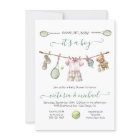 Preppy Tennis Boy Baby Shower