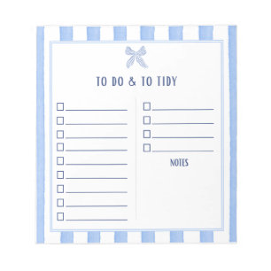 Preppy To Do & Tidy Notepad