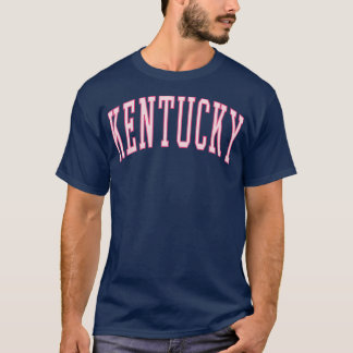 Preppy Varsity Pink Kentucky  T-Shirt