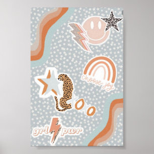 Preppy wall poster