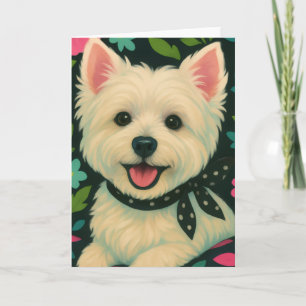 Preppy Westie Card