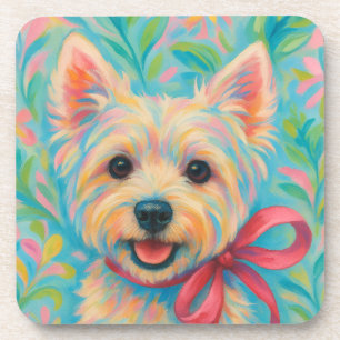 Preppy Westie Coaster