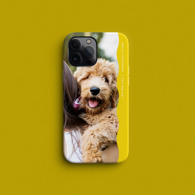 Preppy yellow one photo cute simple Case-Mate iPhone case (Creator Uploaded)