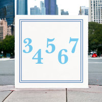 Preppy Zip Code Border Custom