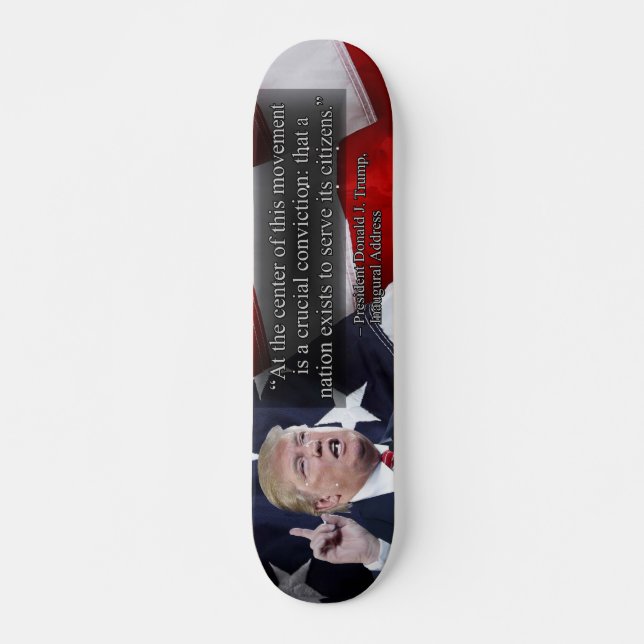 PRES45 CRUCIAL CONVICTION SKATEBOARD (Front)