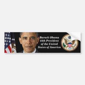 Pres. Obama Portrait, Official Seal Bumper Sticker