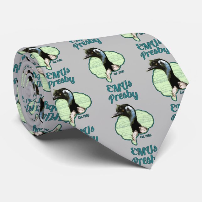 presby emu logo tie (Rolled)