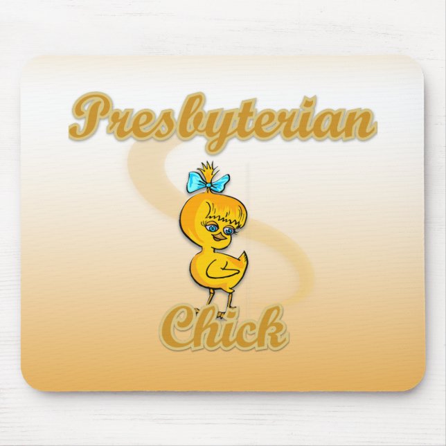 Presbyterian Chick Mouse Mat (Front)