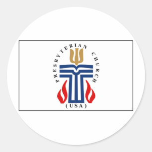 Presbyterian Flag Classic Round Sticker