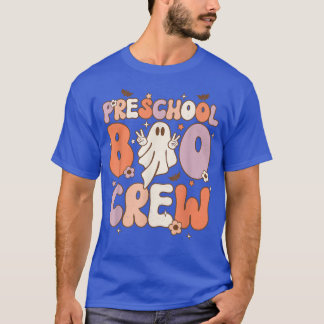 Preschool Boo Crew Teacher Student Cute Ghost Hall T-Shirt