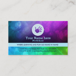 Preschool Business Cards