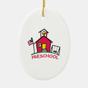 PRESCHOOL CERAMIC TREE DECORATION