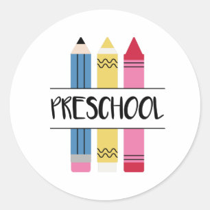 Preschool Classic Round Sticker