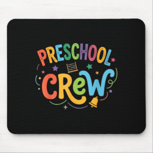 Preschool crew back to school preschool squad mouse mat