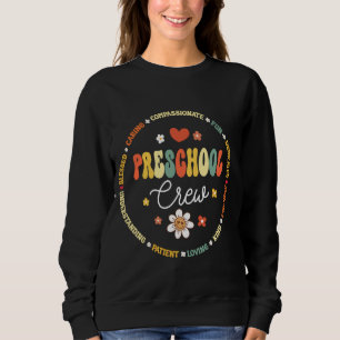Preschool Crew Back To School Teacher Appreciation Sweatshirt