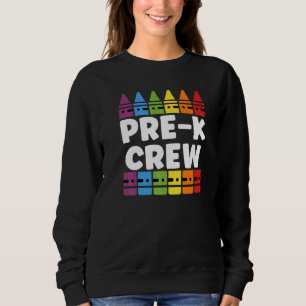 Preschool Crew Pre K Tribe Back To School Teacher Sweatshirt
