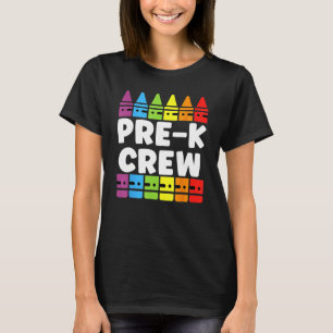 PRESCHOOL CREW PRE K Tribe Back To School Teacher T-Shirt