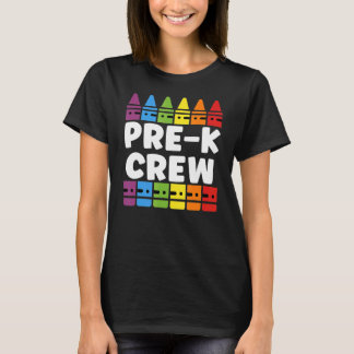 Preschool Crew Pre K Tribe Back To School Teacher  T-Shirt