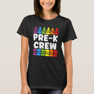 Preschool Crew Pre-K Tribe Back To School Teacher T-Shirt
