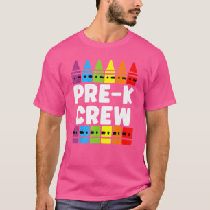 Preschool Crew Pre K Tribe Back To School Teacher T-Shirt