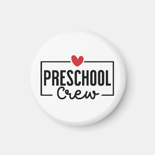 Preschool Crew Preschool Squad Magnet