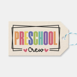 Preschool Crew Preschool Team Gift Tags