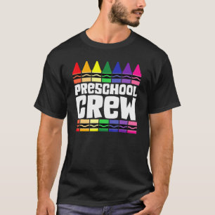 Preschool Crew Tribe Back To School Teacher Studen T-Shirt