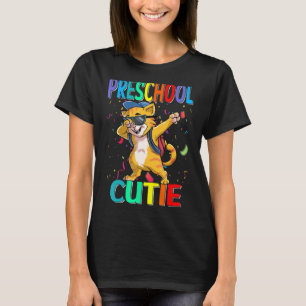 Preschool Cutie Cat Back To School T-Shirt