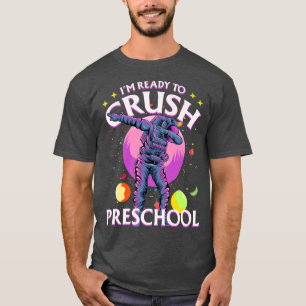 Preschool Dabbing Astronaut Back to School Im Read T-Shirt
