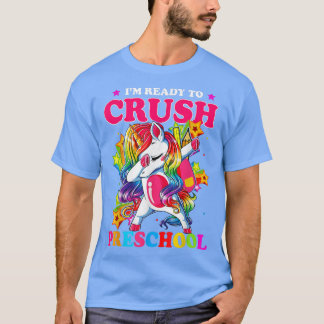 Preschool Dabbing Unicorn  Back to School  T-Shirt