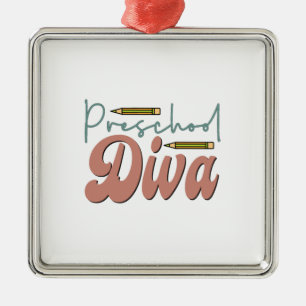Preschool Diva Metal Tree Decoration