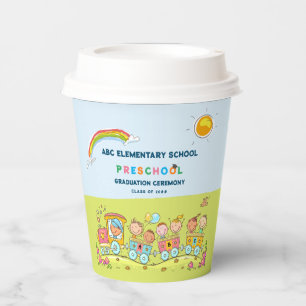 Preschool Elementary School Graduation Ceremony Paper Cups
