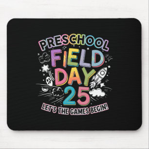 Preschool Field Day 2025 Let The Games Begin Kids Mouse Mat