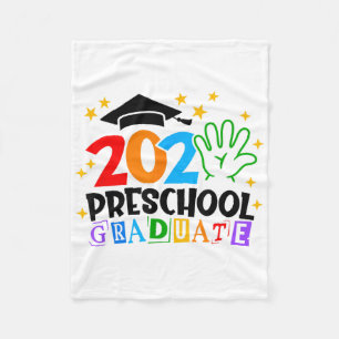 Preschool Graduate 2025 Graduation Cl Of 2025 Kids Fleece Blanket