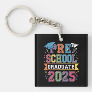 Preschool Graduate 2025 Graduation Pre K School Key Ring
