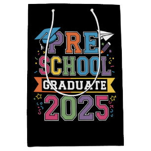 Preschool Graduate 2025 Graduation Pre K School Medium Gift Bag