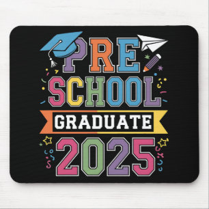 Preschool Graduate 2025 Graduation Pre K School Mouse Mat