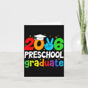 Preschool graduate 2026 pre-k grad funny schoolPre Card