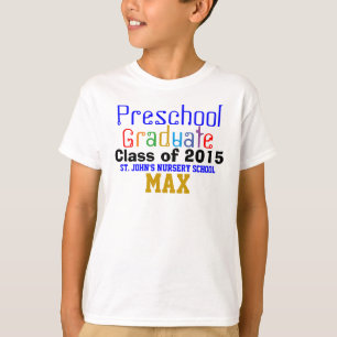 Preschool Graduate Class of Gold NAME T-Shirt