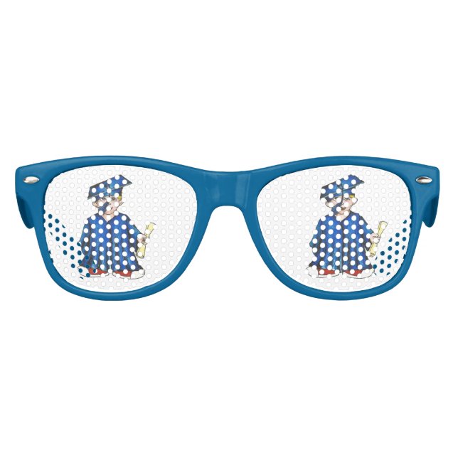 Preschool Graduate Graduation Cap Gown Party Favou Kids Sunglasses (Front)