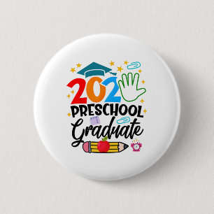 Preschool Graduate Pre-k Grad 2025 Preschool Gradu 6 Cm Round Badge