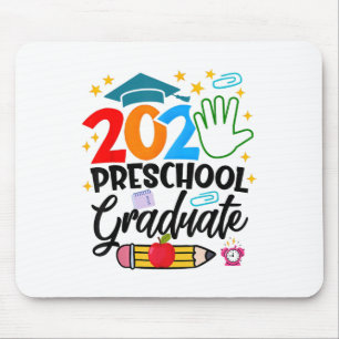 Preschool Graduate Pre-k Grad 2025 Preschool Gradu Mouse Mat