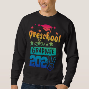 Preschool Graduation 2022 Peace Out Preschool Tie Sweatshirt